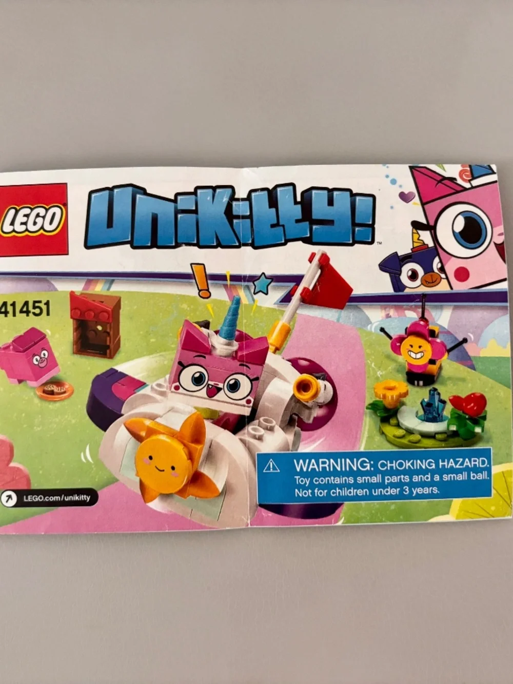 Lot Of 2 LEGO Unikitty!: Unikingdom Fairground Fun (41456) + Cloud Car (41451)